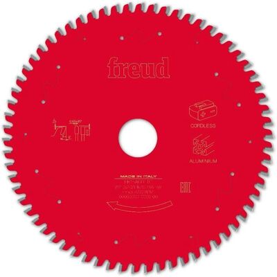 Freud - Disco para sierra circular - Ø210mm - Para cortar aluminio, cobre, latón, plástico Freud - Disco para sierra circular - Ø210mm - Para cortar aluminio, cobre, latón, plástico