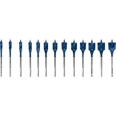 Bosch Modello 10-32 mm Set di 13 punte forate piane Self Cut Speed Bosch Modello 10-32 mm Set di 13 punte forate piane Self Cut Speed