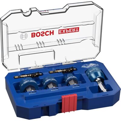 Ensemble de Scies Cloche Bosch - Dents en Carbure Durables - Pour Métal - Publicité Ensemble de Scies Cloche Bosch - Dents en Carbure Durables - Pour Métal - Publicité