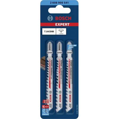 Bosch Expert Hartholz Schnell T144 DHM Stichsägeblätter - 3 Stück Bosch Expert Hartholz Schnell T144 DHM Stichsägeblätter - 3 Stück
