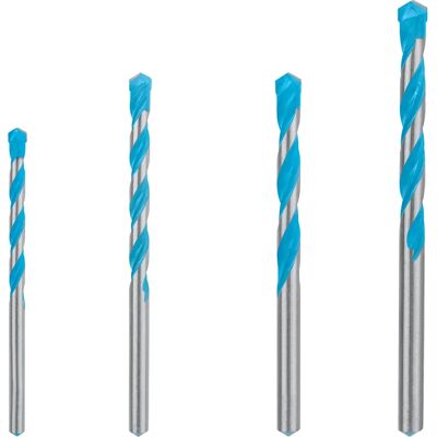 Set di trapani Bosch CYL-9 MultiConstruction - Multimateriale - 4 pezzi Set di trapani Bosch CYL-9 MultiConstruction - Multimateriale - 4 pezzi