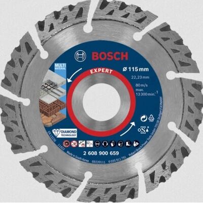 Bosch Modèle 2608900659 Disque Diamant MultiMatériaux - Pour Construction - Publicité Bosch Modèle 2608900659 Disque Diamant MultiMatériaux - Pour Construction - Publicité