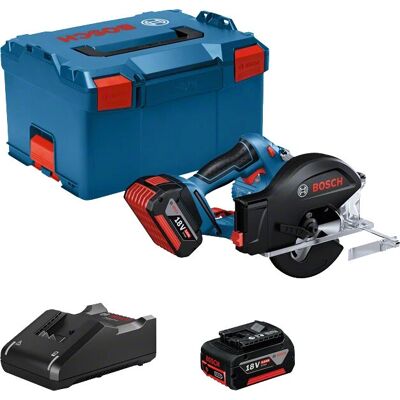 Bosch GKM 18V-50 Akku-Handkreissäge - 136mm, 4250 U/min, 2 Batterien Bosch GKM 18V-50 Akku-Handkreissäge - 136mm, 4250 U/min, 2 Batterien