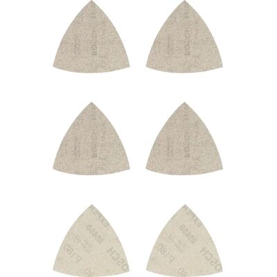 Bosch Expert M480 Abrasieve Netplaten - 93x93mm, Korrel 80-180, 6 stuks Bosch Expert M480 Abrasieve Netplaten - 93x93mm, Korrel 80-180, 6 stuks