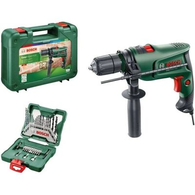 Perceuse à percussion Bosch EasyImpact 630 - Kit de 33 Accessoires - Publicité Perceuse à percussion Bosch EasyImpact 630 - Kit de 33 Accessoires - Publicité