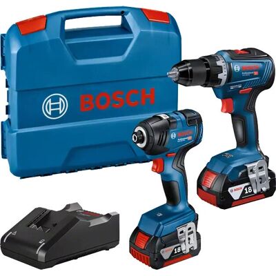 Bosch GDR 18V-200 + GSR 18V-55 Akku-Drehschlagschrauber-Set Bosch GDR 18V-200 + GSR 18V-55 Akku-Drehschlagschrauber-Set