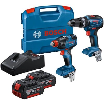 Bosch GSB 18 V-55 GDX 18 V-200 Power Drill Kit Bosch GSB 18 V-55 GDX 18 V-200 Power Drill Kit