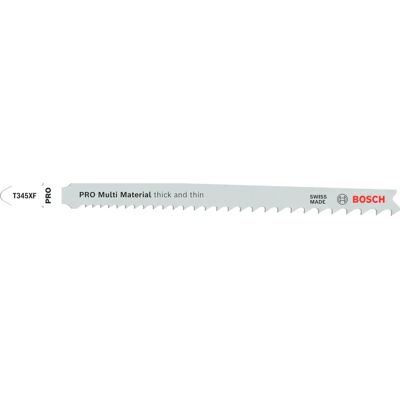 Bosch Profi T345XF Laubsägeblatt - Multi Material 132mm Bosch Profi T345XF Laubsägeblatt - Multi Material 132mm