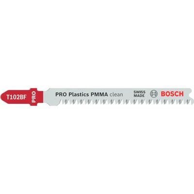Bosch T102BF Stichsägenblatt - Präzise PMMA-Schnitte Bosch T102BF Stichsägenblatt - Präzise PMMA-Schnitte