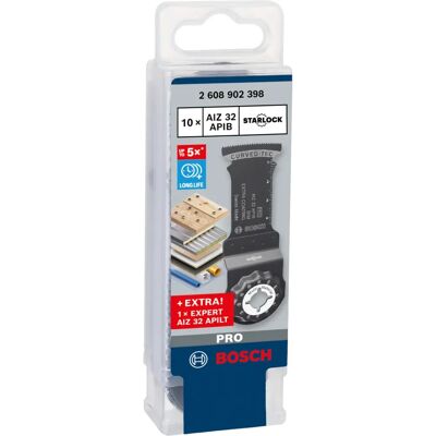 Bosch 2608902398 10-teiliges BIM Holz & Metall Inzaagblätter-Set Bosch 2608902398 10-teiliges BIM Holz & Metall Inzaagblätter-Set