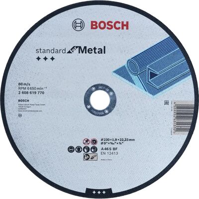 Disque de coupe métal Bosch Professional - 230mm - Fiable & Compatible - Publicité Disque de coupe métal Bosch Professional - 230mm - Fiable & Compatible - Publicité