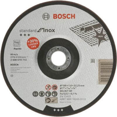 Bosch Pro Edelstahl und Metall WA 36T BF Gekröpft Trennscheibe Bosch Pro Edelstahl und Metall WA 36T BF Gekröpft Trennscheibe