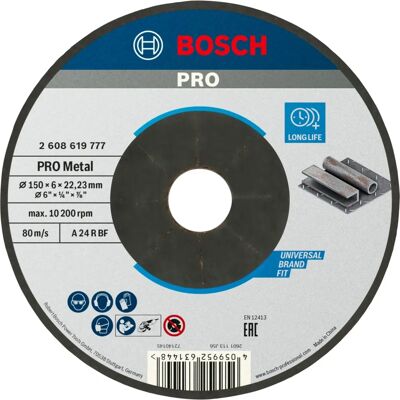 Bosch Professionelle Aluminiumoxid-Schleifscheibe - Metall Bosch Professionelle Aluminiumoxid-Schleifscheibe - Metall