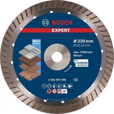 Bosch Diamant-Sägeblatt - MultiMaterial Turbo - 230mm Bosch Diamant-Sägeblatt - MultiMaterial Turbo - 230mm