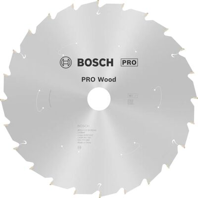 Bosch Pro Wood akumulatorowa tarcza do piły - 254mm, 24 zęby Bosch Pro Wood akumulatorowa tarcza do piły - 254mm, 24 zęby