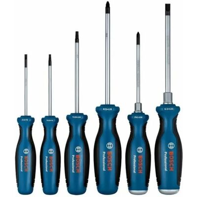 Set di Cacciaviti Bosch - 6 Pezzi - Ergonomico, Metallo Set di Cacciaviti Bosch - 6 Pezzi - Ergonomico, Metallo