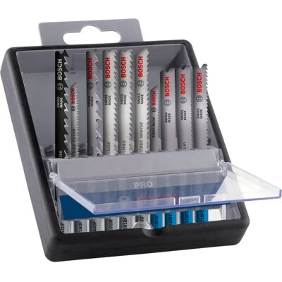 Bosch PRO Træ og Metal Buesavsklinge-Set - 10 Stykker Bosch PRO Træ og Metal Buesavsklinge-Set - 10 Stykker
