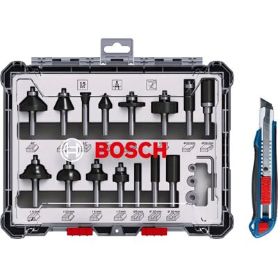 Kit de 13 fraises Bosch - Accessoires pour outils électriques - Publicité Kit de 13 fraises Bosch - Accessoires pour outils électriques - Publicité
