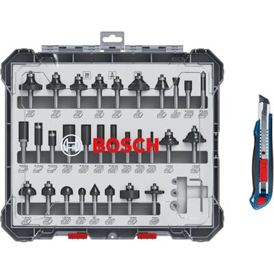 Bosch Fräsmaschine Set 30 Stück - Elektrowerkzeuge Bosch Fräsmaschine Set 30 Stück - Elektrowerkzeuge