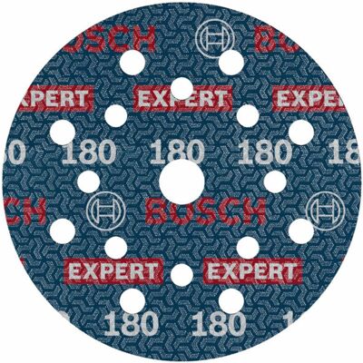 Bosch EXPERT O780 125mm G180 OneFit Disque abrasif - Publicité Bosch EXPERT O780 125mm G180 OneFit Disque abrasif - Publicité