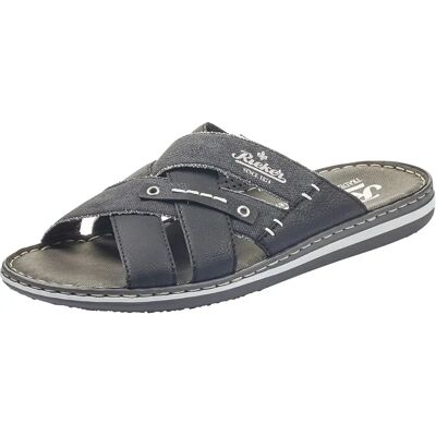 Rieker Claquettes Noires Confortables - Mules Rieker Claquettes Noires Confortables - Mules