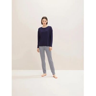 TOM TAILOR Blåstribet pyjamas - Dame TOM TAILOR Blåstribet pyjamas - Dame
