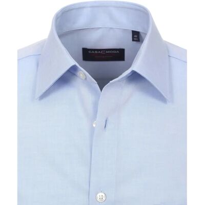 CASAMODA Azurblau Businesshemd - Extra kurzer Arm - Komfort Fit CASAMODA Azurblau Businesshemd - Extra kurzer Arm - Komfort Fit