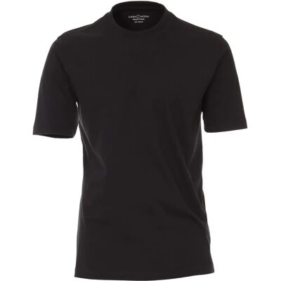 Casa Moda Basic Baumwoll T-Shirt - Unisex, Schwarz, Größe L Casa Moda Basic Baumwoll T-Shirt - Unisex, Schwarz, Größe L