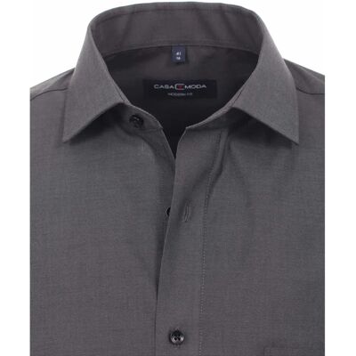 Casa Moda Slim Fit Businesshemden - Dunkelgrau - Business Hemd Casa Moda Slim Fit Businesshemden - Dunkelgrau - Business Hemd