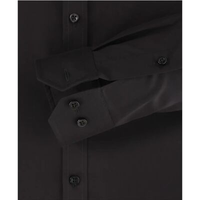 Venti Businesshemd - Extra langer Arm - Schwarz - Gr. 38 Venti Businesshemd - Extra langer Arm - Schwarz - Gr. 38