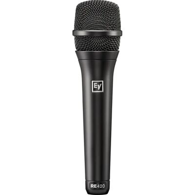 Electro Voice RE420 Hlasový Mikrofon - Širokopásmový, Taška, XLR Klip Electro Voice RE420 Hlasový Mikrofon - Širokopásmový, Taška, XLR Klip