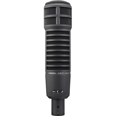 Microphone Electro Voice RE20 - Noir - Studio professionnel, broadcast - Publicité Microphone Electro Voice RE20 - Noir - Studio professionnel, broadcast - Publicité