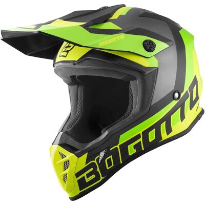 Casque de motocross Bogotto V332 Unit - Jaune - XL - Publicité Casque de motocross Bogotto V332 Unit - Jaune - XL - Publicité