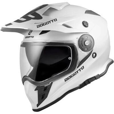 Casque Bogotto V331 Enduro - Blanc - Unisexe - Taille XL - Publicité Casque Bogotto V331 Enduro - Blanc - Unisexe - Taille XL - Publicité