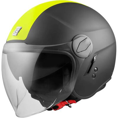 Casque jet Bogotto V595-1 - Jaune - XS - Unisexe - Publicité Casque jet Bogotto V595-1 - Jaune - XS - Unisexe - Publicité