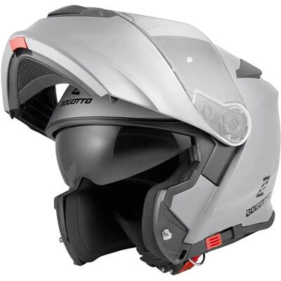Casque de moto Bogotto V271 - Argent - XS - Unisexe - Publicité Casque de moto Bogotto V271 - Argent - XS - Unisexe - Publicité