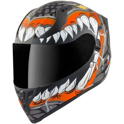 Casque Bogotto V128 Naga - Noir Orange - XL - Unisexe - Publicité Casque Bogotto V128 Naga - Noir Orange - XL - Unisexe - Publicité