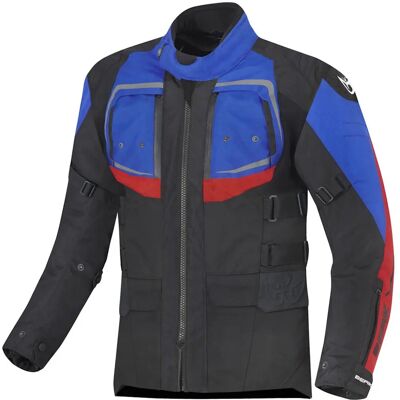 Giacca Tessuto Moto Impermeabile Berik Safari Pro - Nero Rosso Blu - 50 - Abbigliamento Moto Giacca Tessuto Moto Impermeabile Berik Safari Pro - Nero Rosso Blu - 50 - Abbigliamento Moto