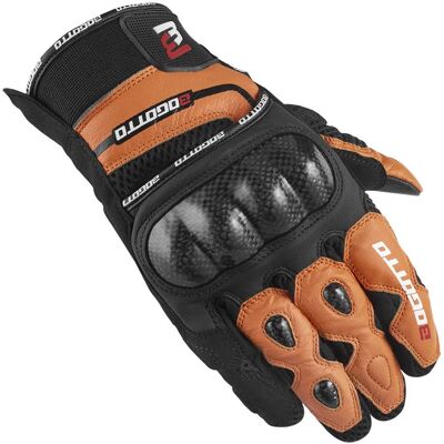 Gants de moto Bogotto Flint - Noir Orange - 3XL - Publicité Gants de moto Bogotto Flint - Noir Orange - 3XL - Publicité