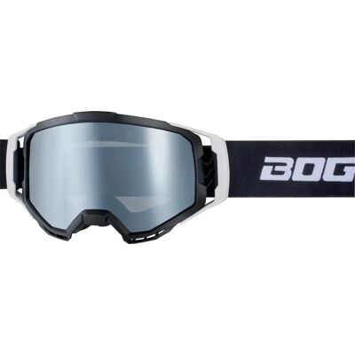 Lunettes de motocross Bogotto B-1 - Noir Blanc - Unisexe - Publicité Lunettes de motocross Bogotto B-1 - Noir Blanc - Unisexe - Publicité