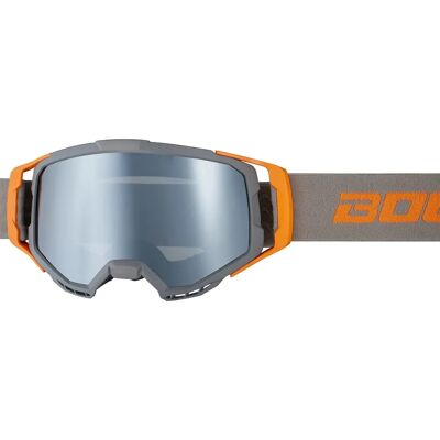 Lunettes de motocross Bogotto B-1 - Gris Orange - Unisex - Publicité Lunettes de motocross Bogotto B-1 - Gris Orange - Unisex - Publicité