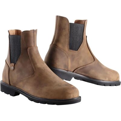 Bottes de moto Bogotto - Marron - Modèle 44 - Unisexe - Publicité Bottes de moto Bogotto - Marron - Modèle 44 - Unisexe - Publicité