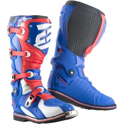 Bottes de motocross Bogotto MX-7 S - Blanc-Rouge-Bleu - Bottes de motocross - Publicité Bottes de motocross Bogotto MX-7 S - Blanc-Rouge-Bleu - Bottes de motocross - Publicité