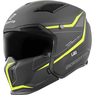 Casque Bogotto Radic - Résistant aux UV - Mentonnière amovible - Ventilation - Publicité Casque Bogotto Radic - Résistant aux UV - Mentonnière amovible - Ventilation - Publicité