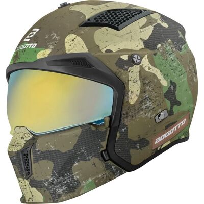 Casque Bogotto Radic Camo 22.06 - Vert - 2XL - Publicité Casque Bogotto Radic Camo 22.06 - Vert - 2XL - Publicité
