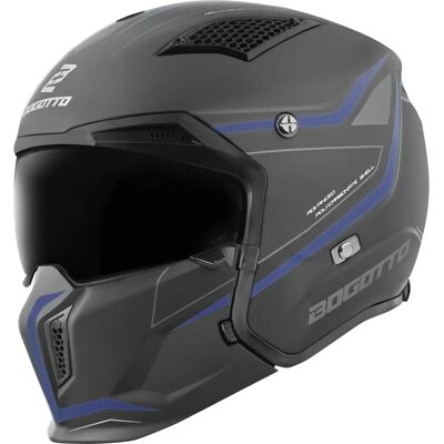 Casque Bogotto Radic WN-ST 22.06 - Noir Bleu - XS - Publicité Casque Bogotto Radic WN-ST 22.06 - Noir Bleu - XS - Publicité