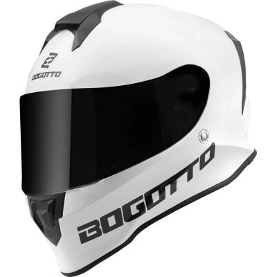Casque Bogotto H151 Blanc L - Unisexe - Publicité Casque Bogotto H151 Blanc L - Unisexe - Publicité