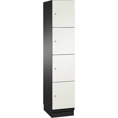 C+P Cambio Schließbarer Schrank - Stahl, 4 Fächer C+P Cambio Schließbarer Schrank - Stahl, 4 Fächer