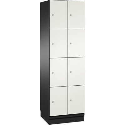 C+P Aufbewahrungsschrank - 8 Fächer, abschließbar, Stahl, 600mm C+P Aufbewahrungsschrank - 8 Fächer, abschließbar, Stahl, 600mm
