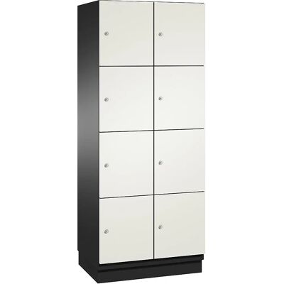 C+P Schließfach - 8 Fächer, Stahl, HPL Türen C+P Schließfach - 8 Fächer, Stahl, HPL Türen